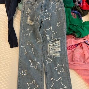 Star-Studded Blue Jeans